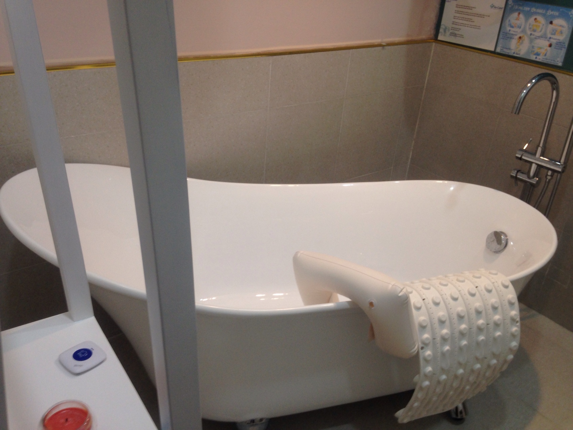 những vị trí lắp đặt chuông gọi phục vụ tại Spa An Care